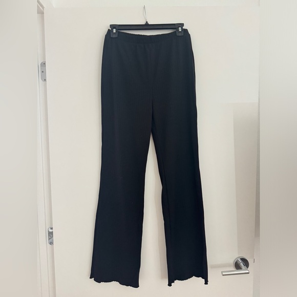Abound Ribbed Wide Leg Pull-on Pants - Picture 2 of 4